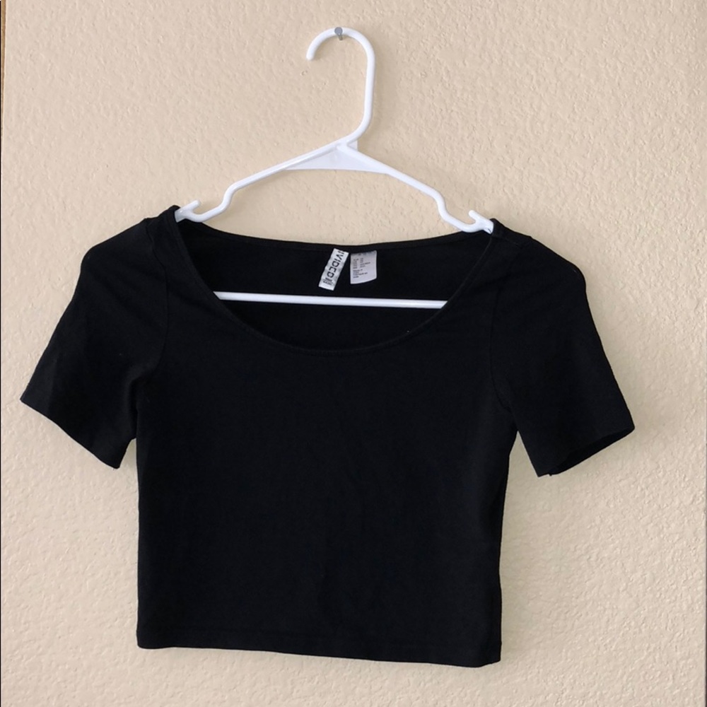 Black Crop Top